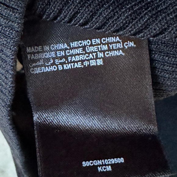 Bebe Cowl Neck  with Lurex Black and White Zig Zag Long Sleeve Dress - Picture 8 of 11